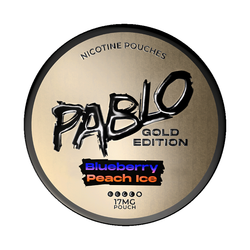 Pablo Exclusive Blue Raspberry 50mg nicotine pouches — 20 pouches per can