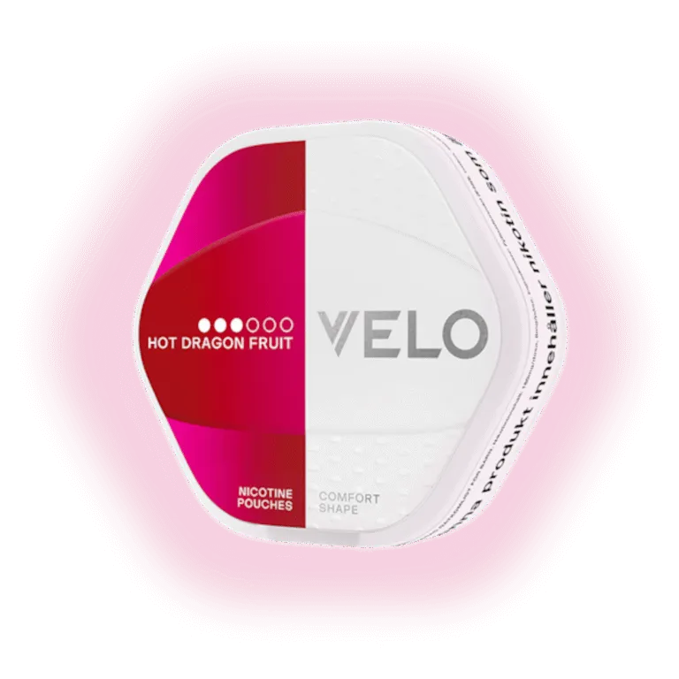 VELO Shift Hot Dragonfruit 8mg nicotine pouches — 20 pouches per can