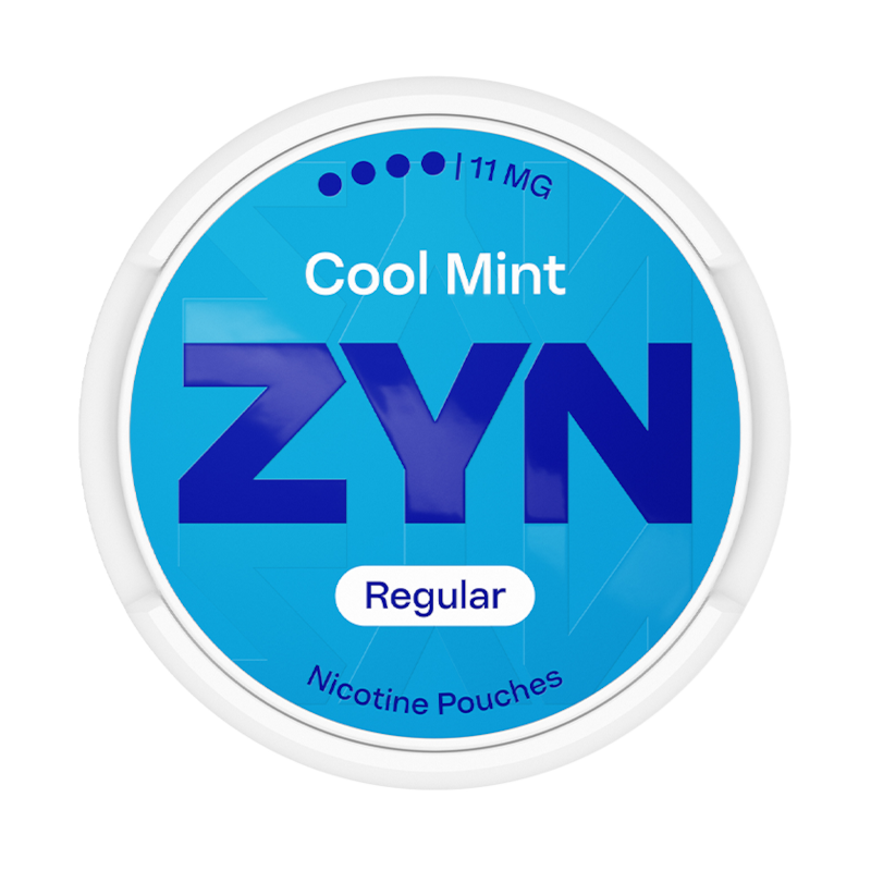 ZYN Slim Cool Mint 11mg nicotine pouches — 20 pouches per can