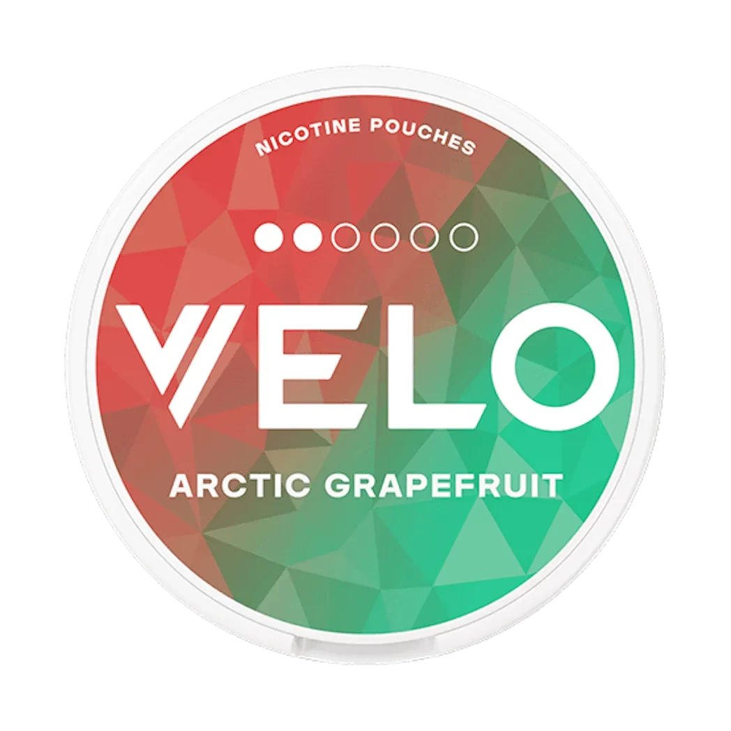 VELO Arctic Grapefruit 6mg nicotine pouches — 20 pouches per can