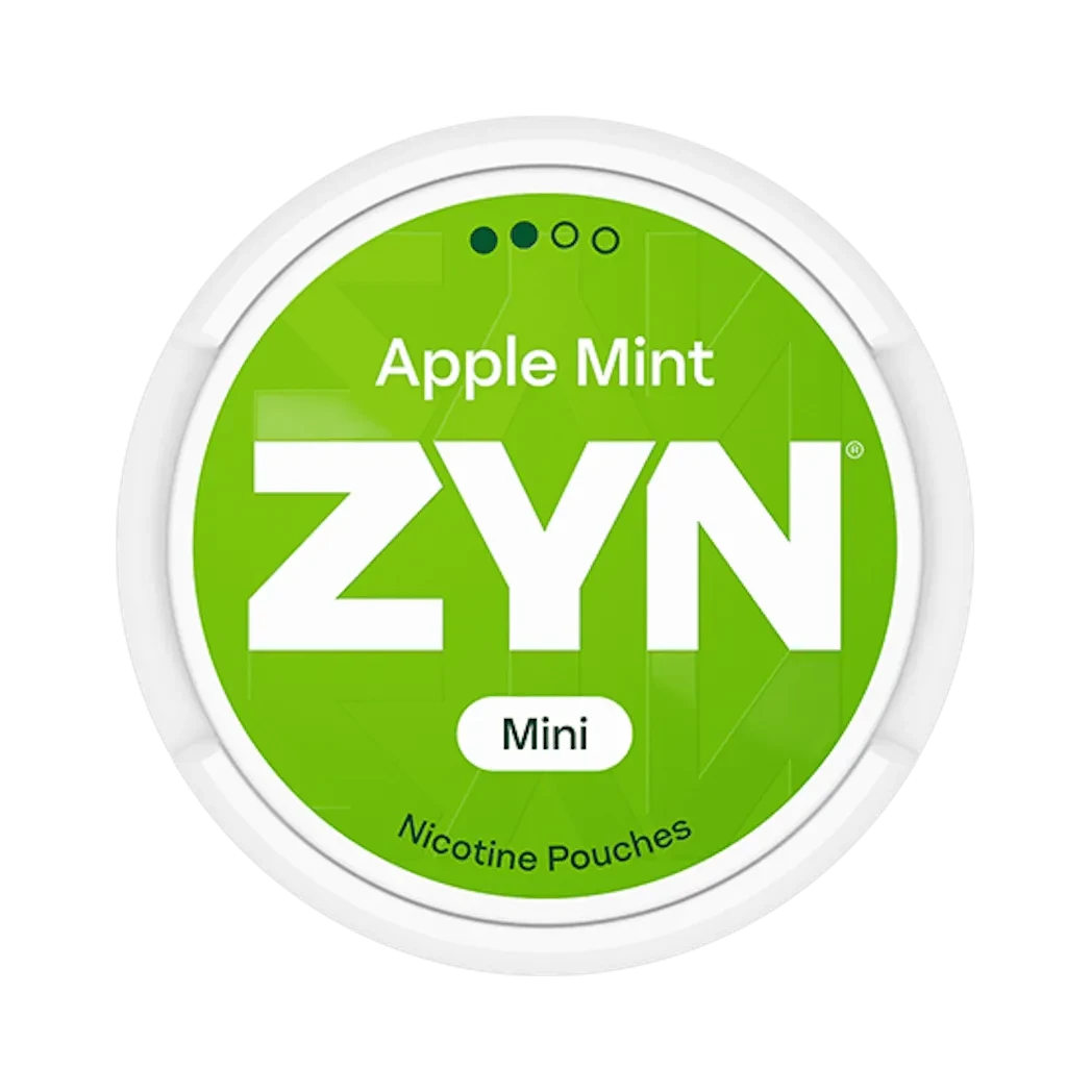 ZYN Apple Mint 6 mg nicotine pouches — 14 pouches per can