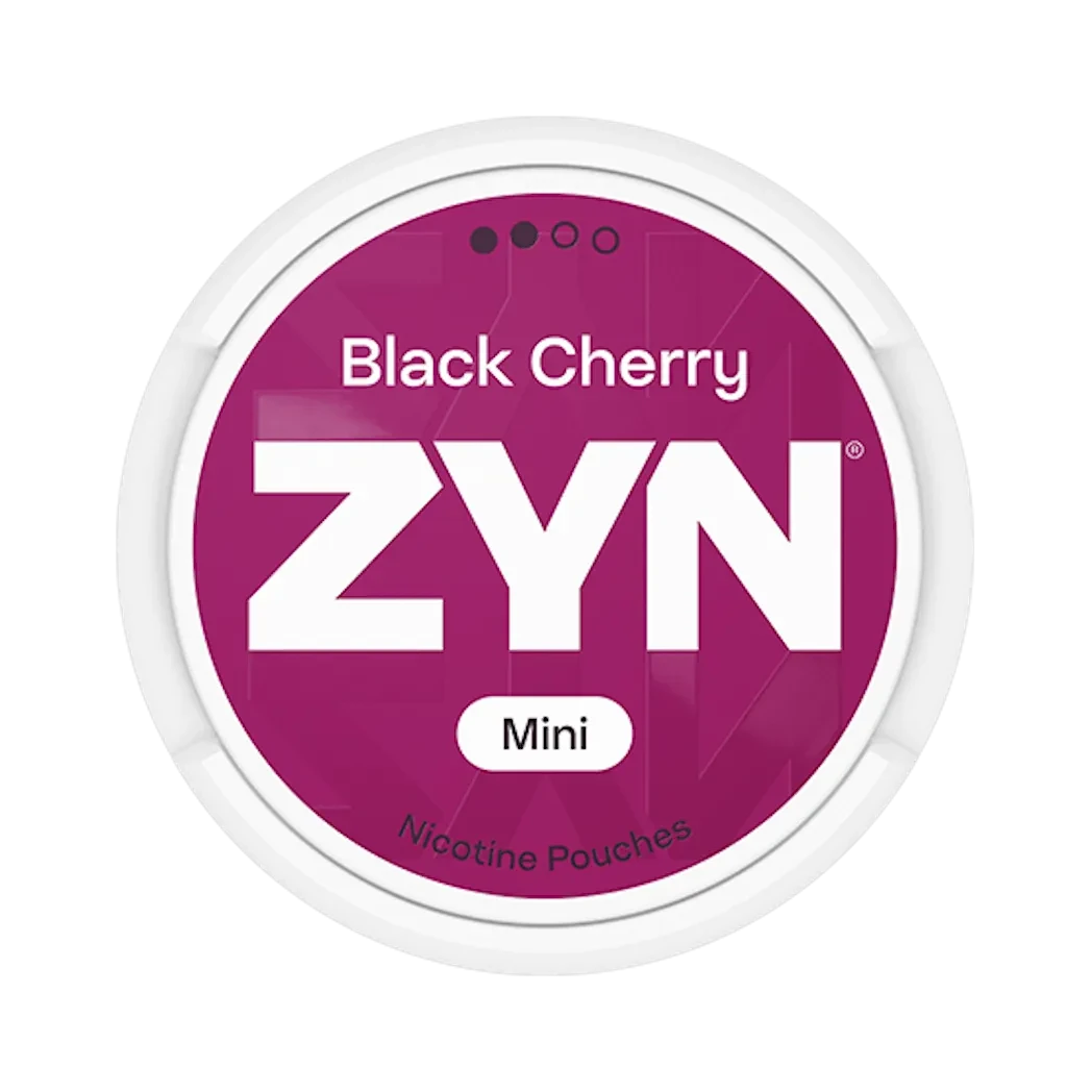 ZYN Black Cherry 6mg nicotine pouches — 15 pouches per can